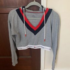 Never Worn Tommy Hilfiger Tops, Tommy Hilfiger, Checks, Crop Top, Crop Tops, Women's Top, Women Shopping, Color