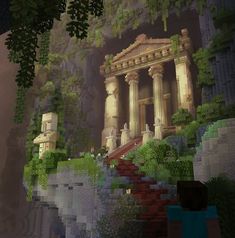 Temple Minecraft, Minecraft Underground, Minecraft Steampunk, Minecraft Statues, Rumah Minecraft Sederhana, Minecraft Mansion, Minecraft Farm