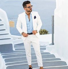 Mens Suit White Vintage Suit Formal Fashion Groom White Linen | Etsy Summer Wedding Suits Single Breasted, White Notch Lapel Wedding Sets, White Notch Lapel Sets For Wedding, White Single Breasted Formal Sets, Classic Summer Wedding Blazer, White Summer Wedding Blazer, Summer Wedding White Blazer, Formal White Single-breasted Set, Elegant White Single-breasted Set