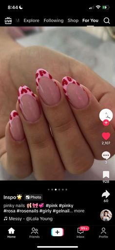 Holiday Nails, Cute Nails, Nail Inspo, Nail Designs, Nail Art, Valentines, Nails, Nail Arts, Valentine's Day