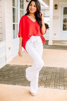 Text MINT to 90243 for 15% off Dinner Out With Friends, White Flare Jeans, White Flared Jeans, Business Casual Outfit, White Jeans Outfit, Out With Friends, White Flares, Waist Sash