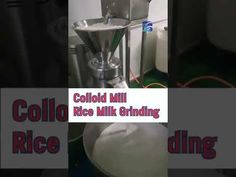 collod mill rice milk grinding machine