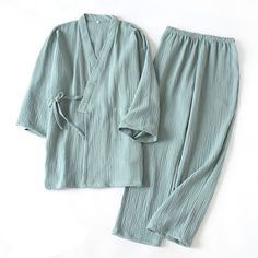 The Kimono Solid Original Pajamas 2 Piece Sleepwear is designed for lounging around in solid wear in style as the Japanese do. One of the most traditional yet comfortable ranges of products, this would certainly look great on you! We are passionate about fabric and textile materials and have thus created the best, most comfortable yet practical line of pajamas. This loungewear is all you need to help relax at home. They are soft and easy to touch which projects versatility and effortless grace in every step you take. Made to make you feel good, each of our Original Pajamas is an expression of our love for self-care, practicality, and a dash of flirty fun. How it’s made: Each of the pajamas is sourced from the finest quality fabric, sewn together by quality workmanship. Made with cotton Non Pajamas Plus Size, Moda Kimono, Kimono Pajamas, Cotton Pajamas Women, Harajuku Women, Mode Kimono, Cotton Pajamas, Cotton Sleepwear, Cotton Kimono