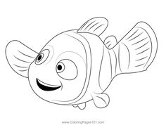 finding nemo from finding nemo coloring pages