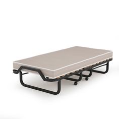 an adjustable bed frame with no mattress on it