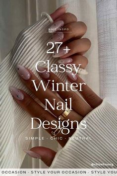 Winter Nails Cute, Simple Winter Nails, Winter Nail Trends, Winter Nail Design, January Nail Designs, Winter Nail Ideas, Chic Manicure, Glitter Accent Nails, Winter Manicure