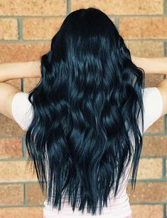 20 Amazing Blue Black Hair Color Looks Blue Black Hair Dye, Blue Black Hair Color, Black Hair Ombre, Blue Black Hair, Black Hair Dye, Black Hair Color, Dark Brown Hair Color, Hair Color Blue, Ombre Hair Color