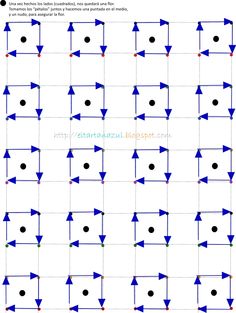 the diagram shows how many square dots can be arranged in order to make it look like they