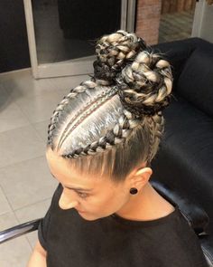 Hairstyles Braided, Short Braids, Braids Hair, Braids For Kids, Sporty Hairstyles, Braid Hairstyles, Hair Bun, Box Braids Hairstyles, Braids For Short Hair