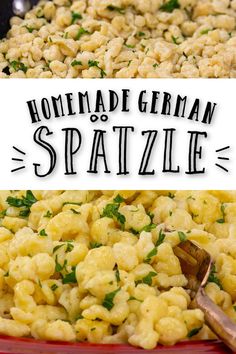 this homemade german spazzile recipe is so good and easy to make