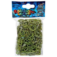 rainbow loom rubber bands are packaged in the package