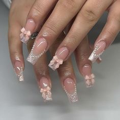 Gel X Nail Ideas, Nail Arts Ideas, Nail Designs Gel, Nail Ideas Pink, Nails Valentines, Classy Acrylic Nails, Pretty Gel Nails