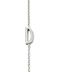 Because your everyday look should include something personal. Choose the initial of someone you love or gift your own initial to someone special. Either way, the contemporary Letter D Inline Initial Necklace in Sterling Silver is a timeless sentiment for all who wear it. D Necklace Initial, Silver Kendra Scott, D Necklace, Initial Necklace Silver, Dainty Initial Necklace, Necklace Initial, Silver Collection, Letter D, Kendra Scott