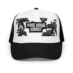 🌞🧢 Foam Trucker Hat: Coastal Style! 🧢🌞 Stand Out, Coast In Ready to make waves? Our Foam Trucker Hat is your ticket to coastal cool. Whether you’re beachcombing, boardwalk strolling, or simply soaking up the sun, this hat has you covered. Here’s why it’s a must-have: 🏄‍♂️ Premium Look & Feel: Crafted from high-quality polyester and foam, it guarantees style that’s as refreshing as a sea breeze. 🌺 Adjustable Snap: Customize the fit for all-day comfort—whether you’re chasing seagulls or chas Black Trucker Hat For The Beach, Black Snapback Hat For Summer Beach, Black Snapback Trucker Hat For Beach, Black Trucker Hat For Travel, Black Baseball Cap For Beach, Black Snapback Hat For Beach, Black Snapback Beach Hat, Black Trucker Hat For Vacation, Black 5-panel Trucker Hat For Beach