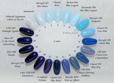 Nail Designs Teal, Blue Nail Polish Colors, Flash Nails, Boss Nails, Deep Winter Colors, Colour Swatches, Blue Nail Polish, Blue Nail Designs