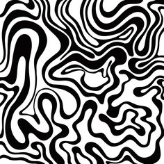 an abstract black and white background with wavy lines