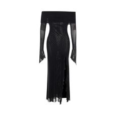 Women Black Sexy Long Dress Off Shoulder Elegant Irregular Ruffles Split Evening Party Dresses Bodycon Gothic Lace Dress SPECIFICATIONS Sleeve Style: Flare Sleeve Sleeve Length(cm): Full Style: Sexy & Club Neckline: slash neck Silhouette: STRAIGHT Material: Polyester Material: Mesh Material: Voile Decoration: Folds Elasticity: Medium Strecth Dresses Length: Mid-Calf Season: Spring/Summer Closure Type: Pullover Material Composition: synthetic fiber 1Measurement In CM size Bust(cm) Waist(cm) Body Long Dress Off Shoulder, Gothic Lace, Short Dress White, Evening Party Dresses, Dress Off Shoulder, Dresses Bodycon, Eve Dresses, Printed Pleated Skirt, Wide Leg Dress Pants