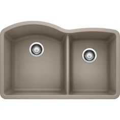 an image of a double bowl kitchen sink