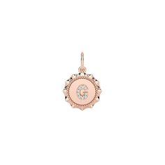 Rose Gold Rose Gold Diamond Jewelry With Initials, Luxury Diamond Monogram Jewelry, Luxury Monogram Diamond Jewelry, Luxury Rose Gold Monogram Jewelry, Rose Gold Diamond Charm Jewelry, Textured Gold Ring, Dana Rebecca Designs, Diamond Initial Necklace, Gold G