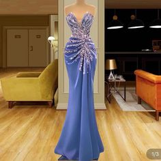 Outgoing Prom Dresses, Sky Blue Prom Dress Mermaid, Angelic Prom Dresses, Gala Dresses Blue, Prom Dresses On Mannequins, Purple And Blue Prom Dress, Stunning Prom Dresses Classy, Blue Gowns Elegant, Prom Dresses With Corset