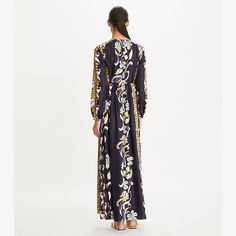 The epitome of understated glamour, and an update to one of the first silhouettes we ever designed. The long tunic dress is ultra-flattering, with billowy sleeves and a nipped-in waist. Silk Printed Dress, Long Tunic Dress, Understated Glamour, Billowy Sleeves, High Neck Top, Silk Print Dress, Long Tunic, Wool Pants, Silk Skirt