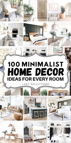 100 Minimalist Home Decor Ideas for Every Room Minimalist Decorating, Minimalist Home Decor Ideas, Minimalist Dekor, Simple Living Room Decor, Minimalist Living Room Decor, Minimalist Kitchen Design, Minimalist Apartment