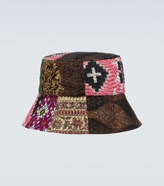 Exclusive to Mytheresa – Patchwork bucket hat Patchwork Hat, Patchwork Bucket Hat, Shabby Chic Clothes, Bucket Hat Design, Indian Quilt, Ikat Fabric, Cool Hats, Dries Van Noten, Traditional Indian