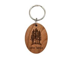 This Lake Tahoe Multi Trees Forest Key Chain makes a great travel souvenir or memento. This handmade Key Ring or Key tag is laser cut out of wood and is approximately 2" x 1.875" x .13" thick. Photos are a general representation of the keychain you will receive. (Grain, knots, and coloring varies with each piece.) Keyring hardware may vary. Keychain Wood, California Souvenirs, Coaster Crafts, Wood Keychain, Trees Forest, Sign Stencils, Key Tags, Candle Box, 3d Laser