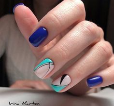 Фотографии на стене соо�бщества | ВКонтакте Short Navy Blue Nails, Blue Nails Design, Navy Blue Nail Designs, Navy Blue Nails, Blue Nail Designs, Latest Nail Art, Beautiful Nail Designs, Us Nails, Nails Design