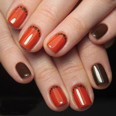 Nails Thanksgiving, Trendy Manicure