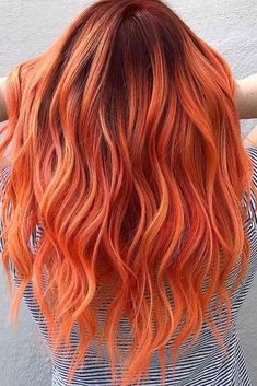 Orange Hair Ideas To Conquer All Seasons and Hearts Pastel Orange Hair, Red Hair With Highlights, Pulp Riot Hair Color, Color Hairstyles, Pie Cupcakes, Crazy Color, Pulp Riot Hair