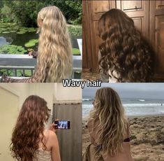 Wavy Hair Aesthetic, Master Vision, Wavy Hair Hairstyles, Wavy Hair Care, Long Shiny Hair, Hair Growing Tips, Glamorous Hair, Hair Aesthetic, Curly Hair Styles Easy