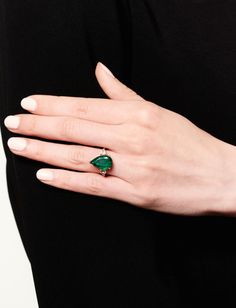 Pear Emerald Ring, Sothebys Jewelry, Emerald Green Ring, Cinderella Cartoon, Emerald Set, Ring Inspo, Emerald Rings, Vintage Jewlery, Emerald And Diamond Ring