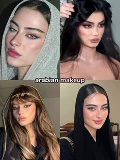 Types Of Makeup Styles, Money Tiktok, Makeup Types, Types Of Makeup Looks, Makeup Layout, Arabic Makeup, Arabian Women, Easy Makeup Tutorial, Cool Makeup Looks