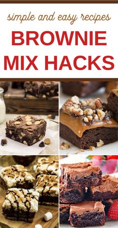 brownie mix hacks are easy to make and delicious for the whole family they love