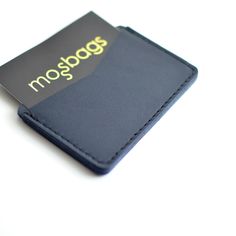 Clean lines & minimalist approved. This card holder is slim with two compartments for cards! Navy Blue LeatherBlack stitching ... • Fast & FREE Shipping on orders over $150• Made with Full-Grain leather• 4"W x 2.5"H• Handmade in Bellingham, WashingtonQuestions? Contact me before placing your order! Blue Rectangular Card Holder With Slots, Blue Rectangular Card Holder With Interior Slots, Blue Rectangular Card Holder With Rfid Blocking, Blue Card Holder With Rfid Blocking For Daily Use, Blue Bifold Card Holder With Interior Slots, Blue Rfid Blocking Card Holder For Daily Use, Blue Rfid Blocking Card Holder For Everyday, Blue Rectangular Rfid Blocking Card Holder, Minimalist Rectangular Card Holder With Card Slots