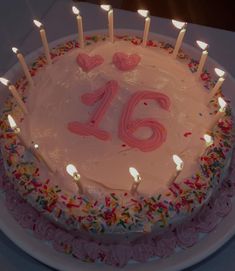 candles cake 16th birthday pink 16 Yr Birthday Cake, It’s All About You Girl On Your 16th Birthday Cake, Birthday Cake 16 Sweet Sixteen Aesthetic, Sweet 16 Asthetics, 16th Cake Ideas, Simple 16th Birthday Cake, 16 Year Birthday Cake, 16tg Birthday, 16th Birthday Cake Sweet Sixteen