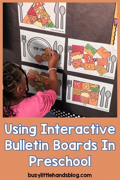 Have you been searching for an interactive bulletin board for your classroom? This year I am using these fun classroom learning walls and they have been such a hit with my students. These help teach Prek math and literacy skills in an engaging way. Each month teaches a different preschool math and literacy standard. These bulletin board ideas are just what you need if you have been interested in making your classroom more interactive but aren’t sure where to start! Abc Bulletin Board Ideas Preschool, Preschool Check In Board, Interactive Activities For Preschoolers, Interactive Board Ideas, Alphabet Bulletin Board Ideas, Pre K Bulletin Boards, Family Bulletin Board Ideas Preschool, Preschool Board Ideas, Interactive Bulletin Boards Elementary