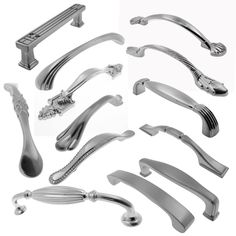 several different types of handles and pulls