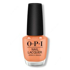 Race to the finish with this orange creme nail polish.