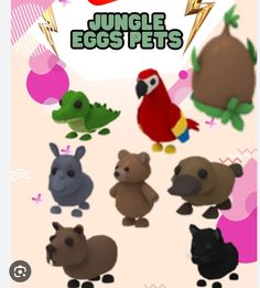 an animal game with many different types of animals