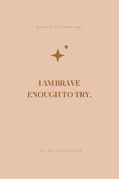 the cover of i ambrave enough to try, written in gold on an orange background