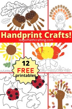 handprint crafts for kids that are easy to make