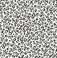 black and white leopard print pattern