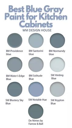 the best blue gray paint for kitchen cabinets