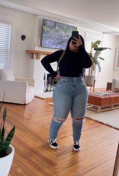 Outfits Gorditas, Plus Size Baddie Outfits, Plus Size Fall Outfit, Look Plus Size, Classy Casual Outfits, Mode Inspo, Cute Everyday Outfits, Cute Simple Outfits