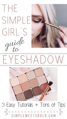 Eyeshadow Brown Eyes, Simple Eyeshadow Tutorial, Maskcara Makeup, Skincare Hacks, Makeup Nails Designs, Maskcara Beauty, Makeup Salon