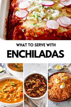 what to serve with enchiladas and other side dishes that you can make at home