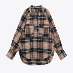 Zara Oversized Plaid Shirt Shacket Pendleton Xs Runs Big Ready To Ship. Brand New With Tags. Oversized Plaid Shirts, Zara Shirt, Floral Print Shirt, Shirt Dress Style, Lace Shirt, White Shirts, Poplin Shirt, Striped Linen, Embroidered Shirt