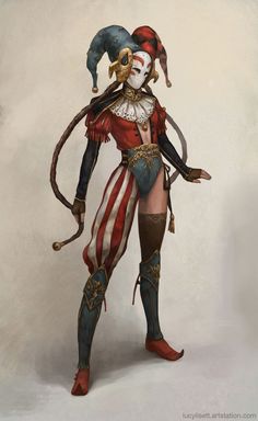 a woman dressed in an american flag outfit and holding a bow with her hands on her hips